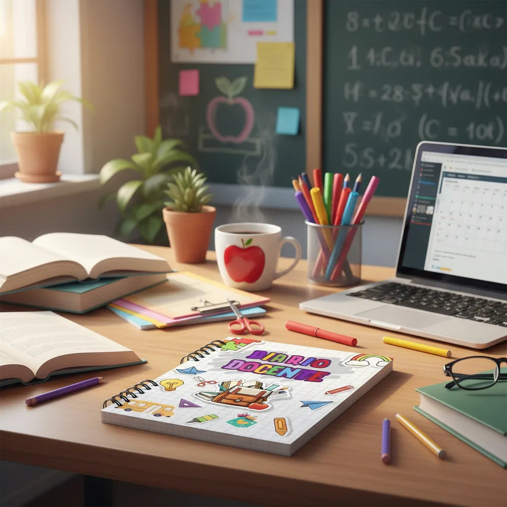 Diario Docente 2025 para Educadora