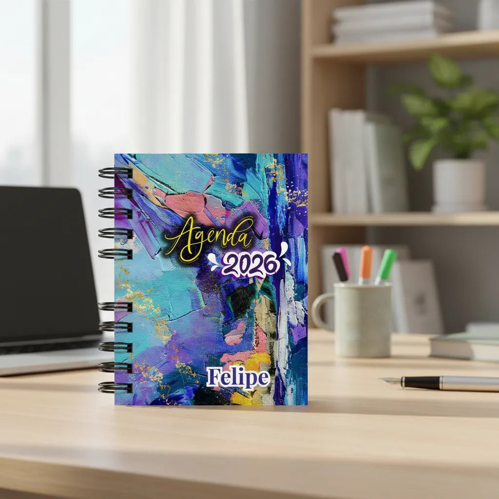 Agenda 2026 Personalizada para Salon De Eventos o Negocios formato Semanal, 3 dias por pagina