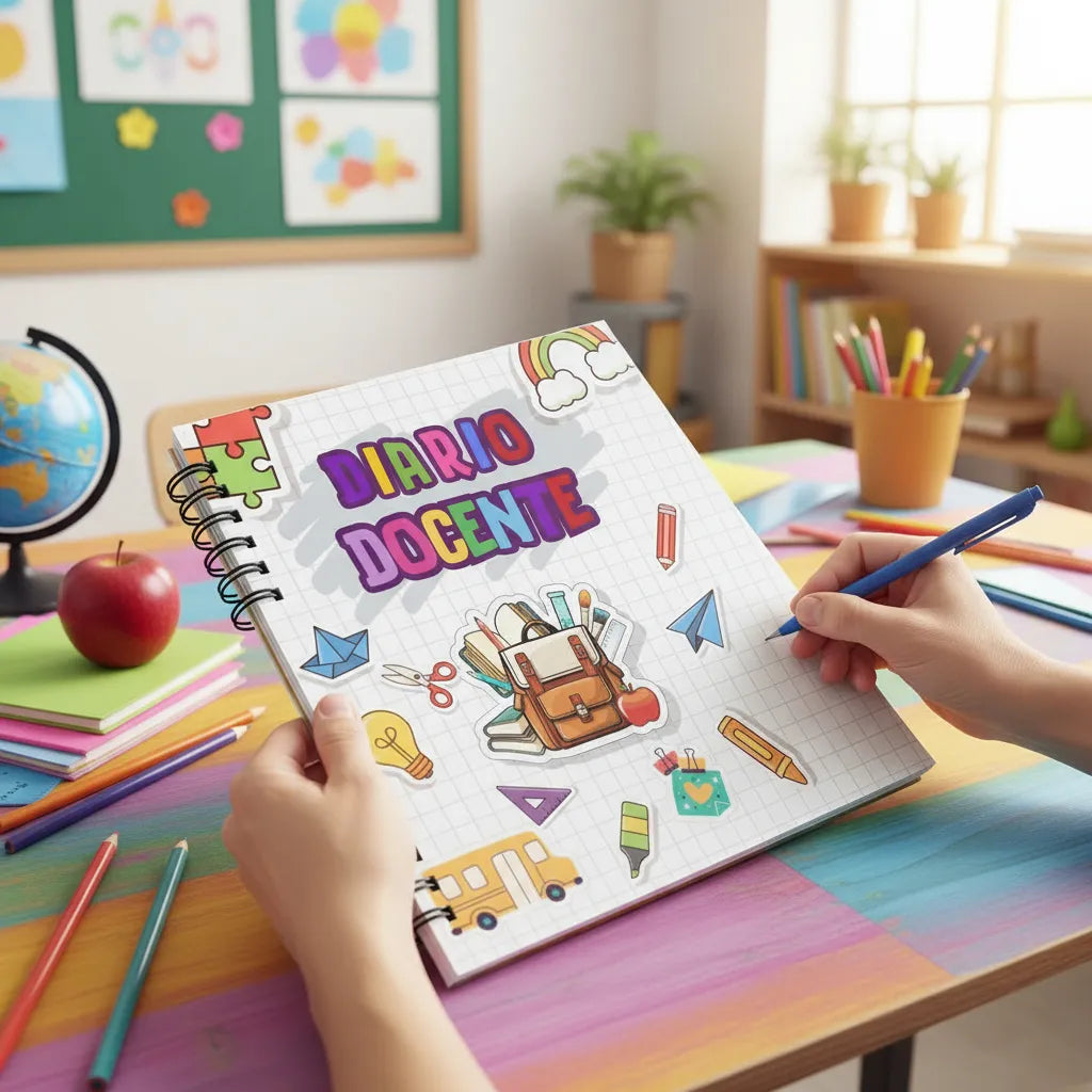 Diario Docente 2025 para Educadora