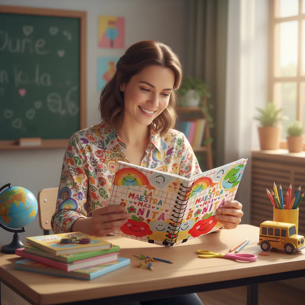 Agenda Escolar Docente 2025 - 2026 La Maestra mas Bonita