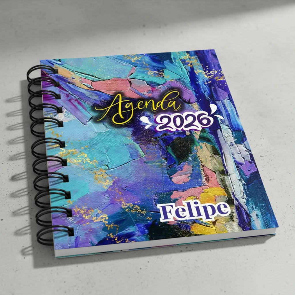 Agenda 2026 Personalizada para Salon De Eventos o Negocios formato Semanal, 3 dias por pagina