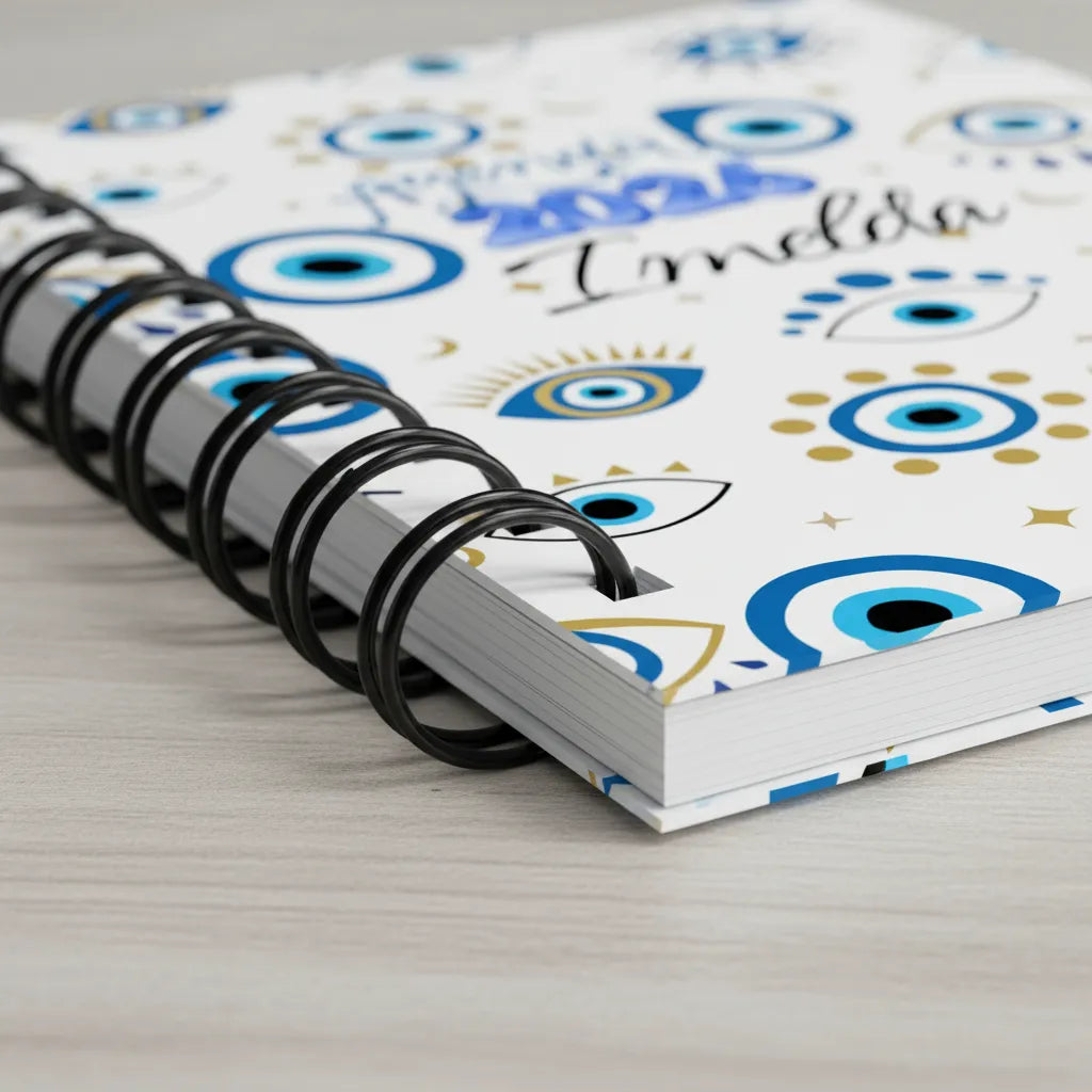 Agenda 2026 Personalizada Ojo Turco A5 1 dia por pagina, 2 dias por pagina  Espiral o arillo metalico