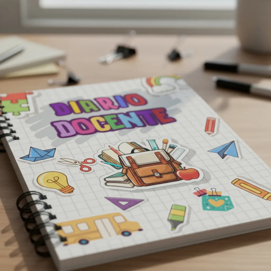 Diario Docente 2025 para Educadora