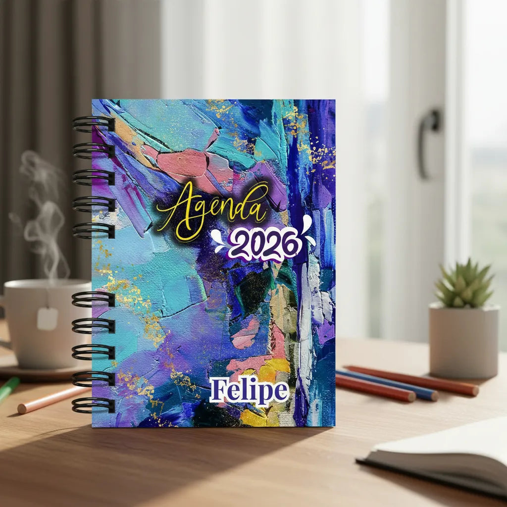 Agenda 2026 Personalizada para Salon De Eventos o Negocios formato Semanal, 3 dias por pagina