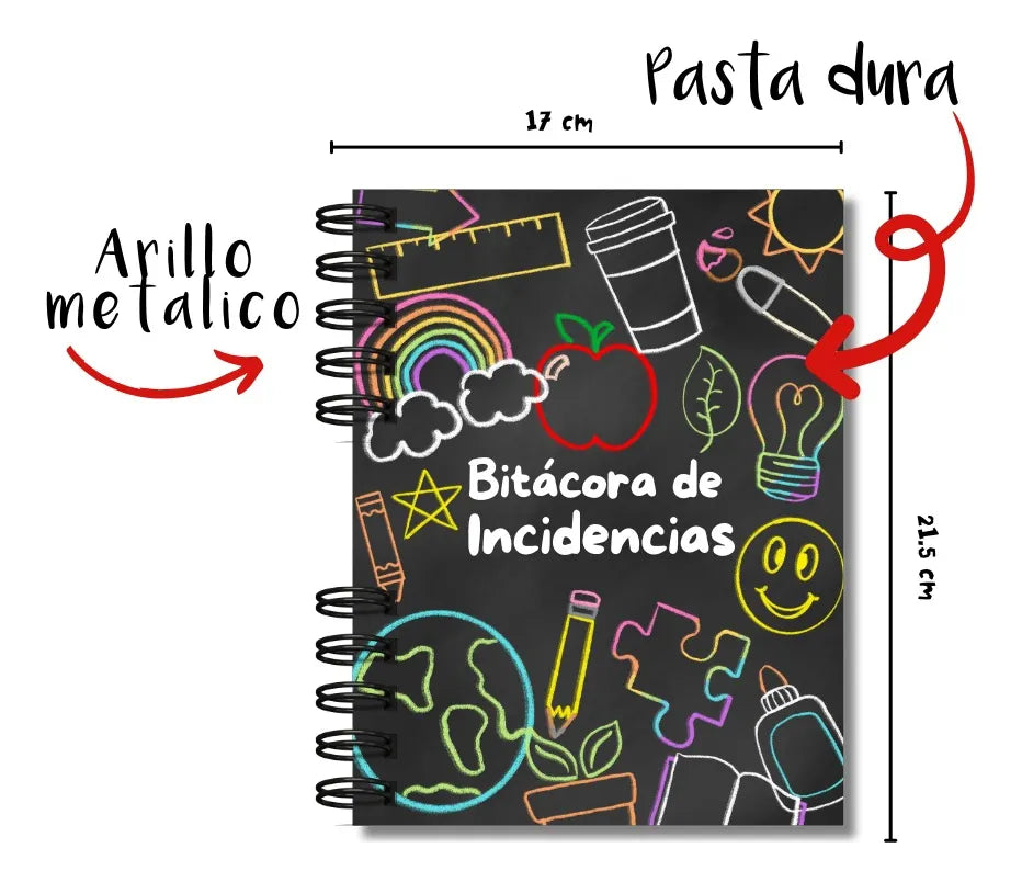 Bitácora de Incidencias Escolares 2025 para todos los niveles