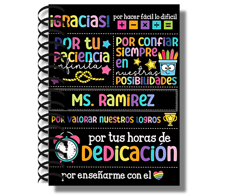 Agenda Escolar Directiva 2025 - 2026 Por tus Horas de Dedicación