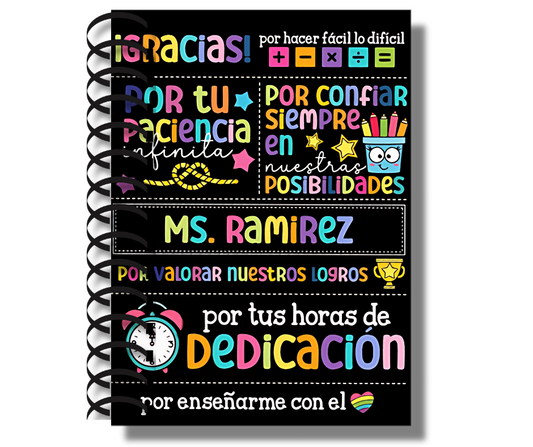 Agenda Escolar Directiva 2025 - 2026 Por tus Horas de Dedicación