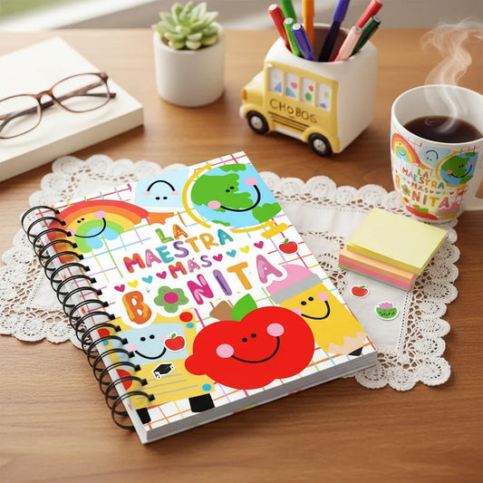 Agenda Escolar Docente 2025 - 2026 La Maestra mas Bonita