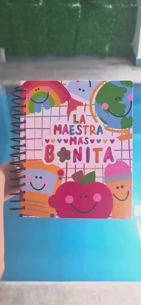Agenda Escolar Docente 2025 - 2026 La Maestra mas Bonita