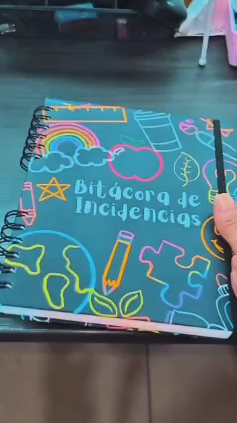 Bitácora de Incidencias Escolares 2025 para todos los niveles